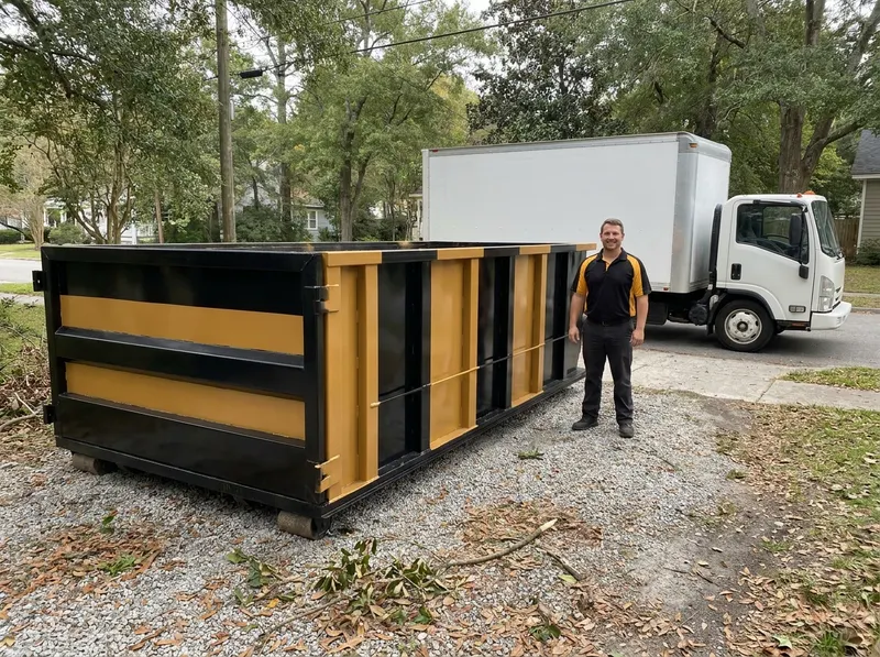 Storm Debris and Yard Waste Dumpster Rental in Savannah, GA